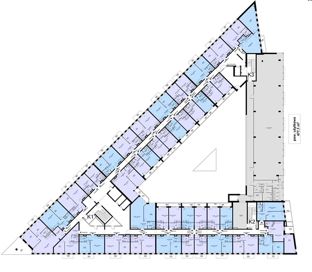Piętro 1 - APARTAMENTY 